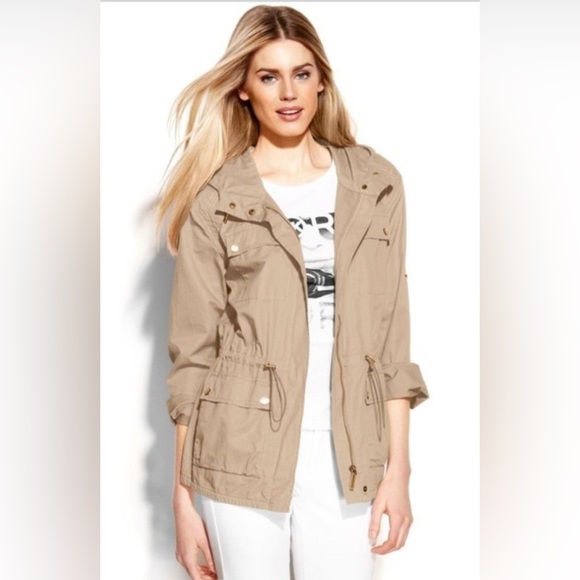 MICHAEL Michael Kors Jackets & Blazers - Michael Michael Kors Tan Raincoat